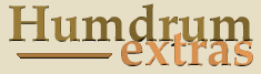 Humdrum Extras